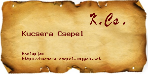 Kucsera Csepel névjegykártya